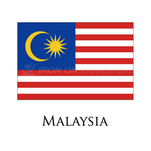 Malaysia flag Iron-on Stickers (Heat Transfers)NO.1922